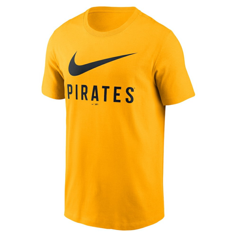 Pittsburgh Pirates Swoosh T-Shirt Gold | Nike