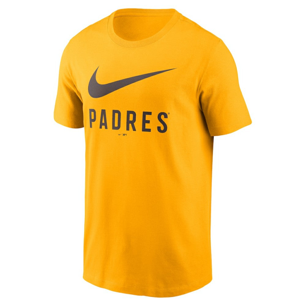 San Diego Padres Swoosh T-Shirt Gold | Nike