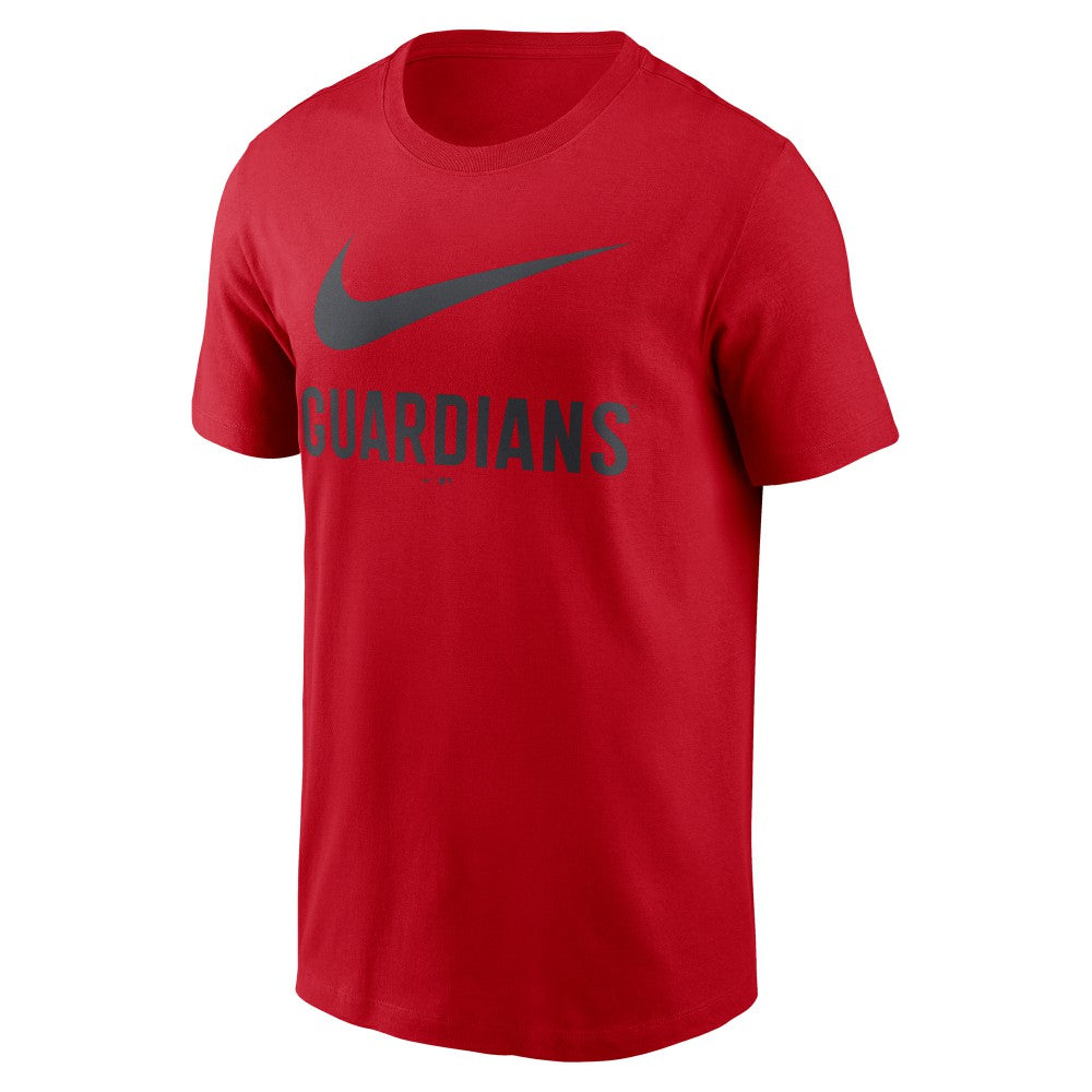 Cleveland Guardians Swoosh T-Shirt Red | Nike