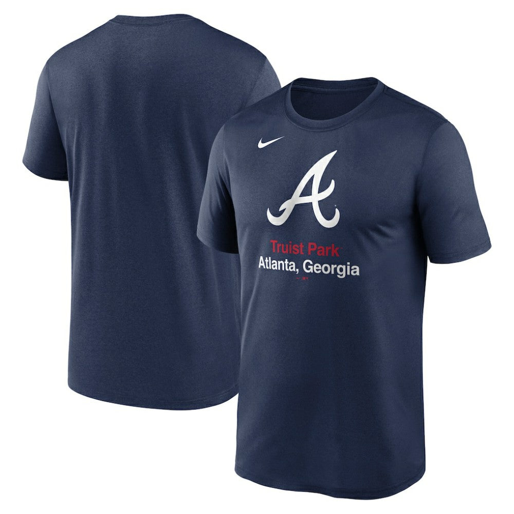 Atlanta Braves Stadium Legend Performance T-Shirt Navy | Nike