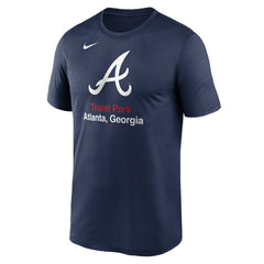 Atlanta Braves Stadium Legend Performance T-Shirt Navy | Nike