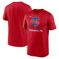 Philadelphia Phillies Stadium Legend Performance T-Shirt Red | Nike