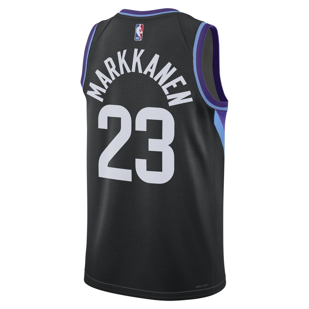 Lauri Markkanen Utah Jazz Jordan Brand Unisex 2024/25 Swingman Jersey - Statement Edition - Black sale