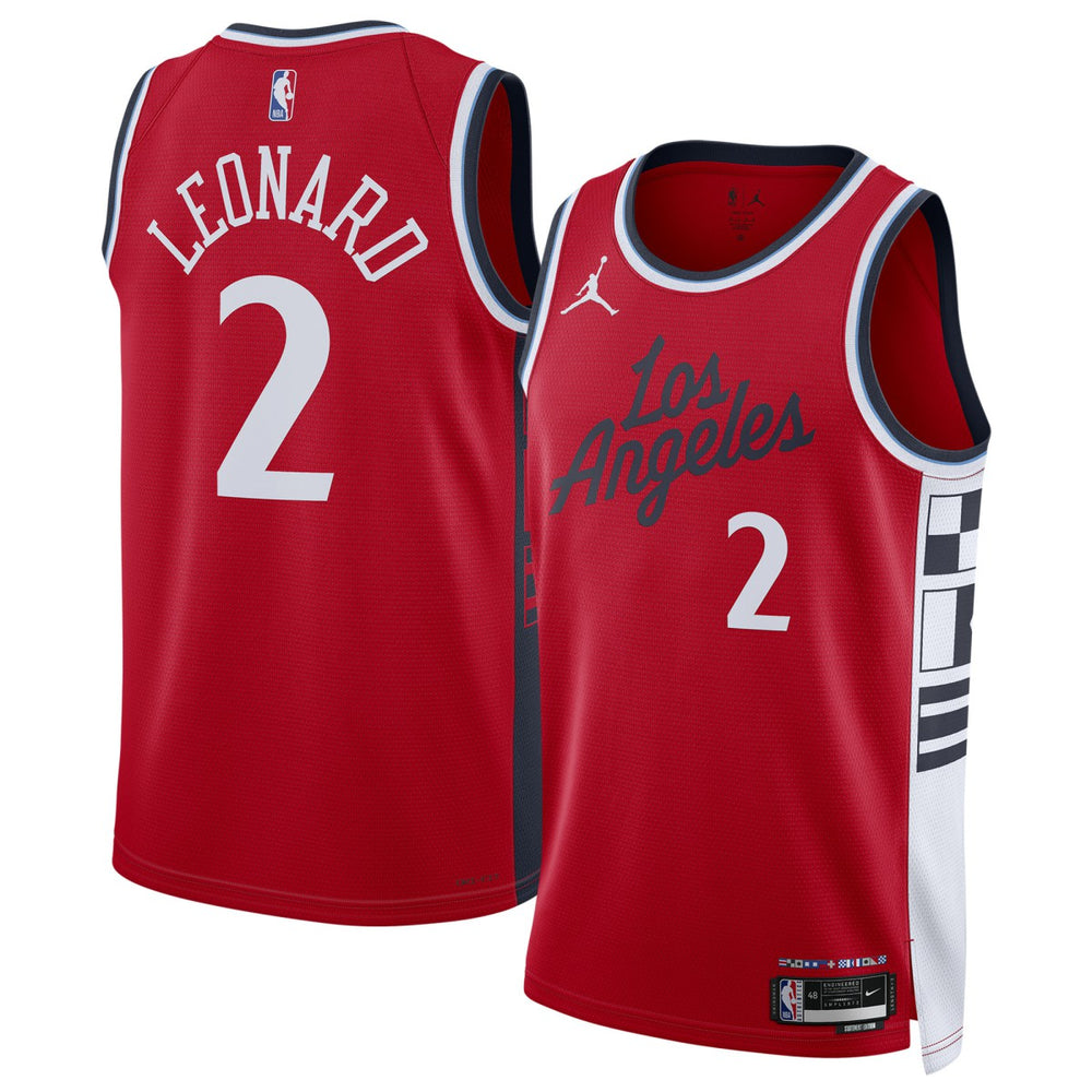 Kawhi Leonard LA Clippers Jordan Brand Unisex 2024/25 Swingman Jersey - Statement Edition - Red outlet