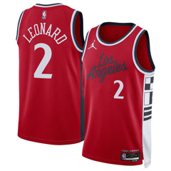 Kawhi Leonard LA Clippers Jordan Brand Unisex 2024/25 Swingman Jersey - Statement Edition - Red outlet