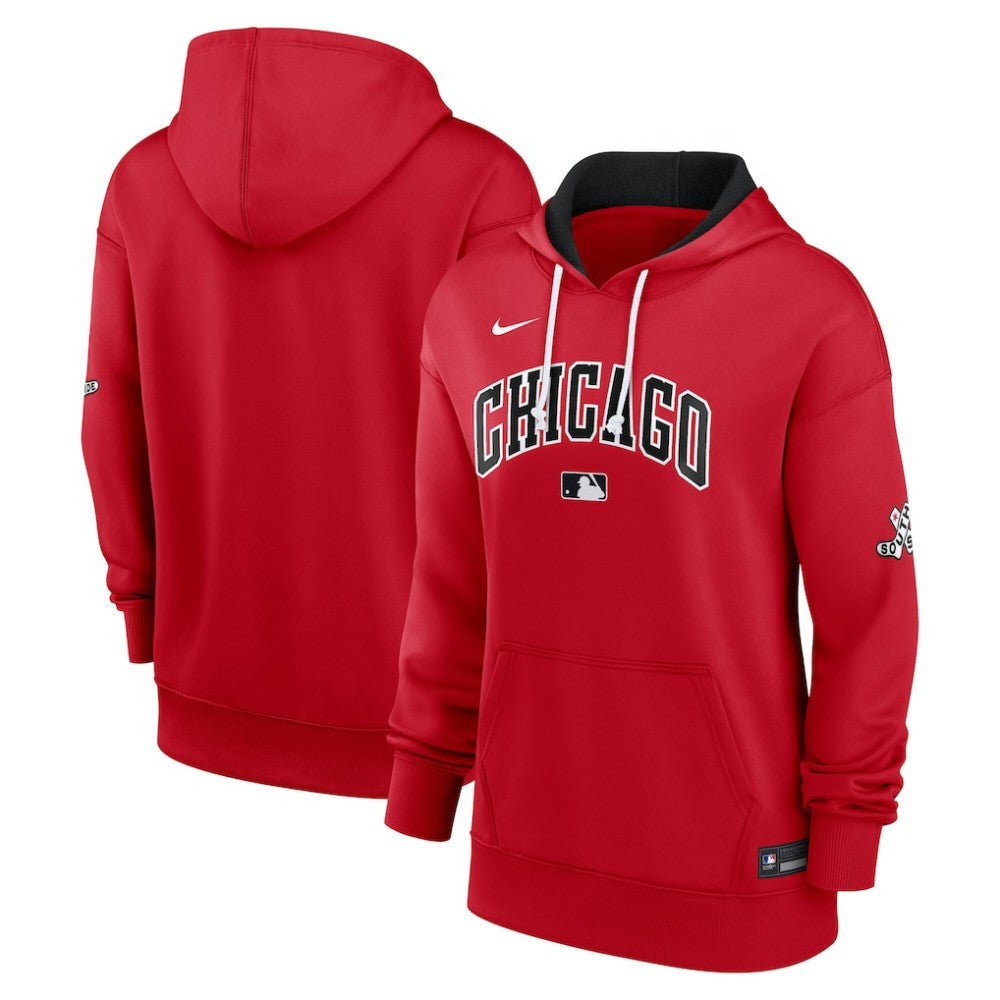 Chicago White Sox Women's 2025 City Connect Authentic Collection Therma-FIT Hoodie Red | Nike