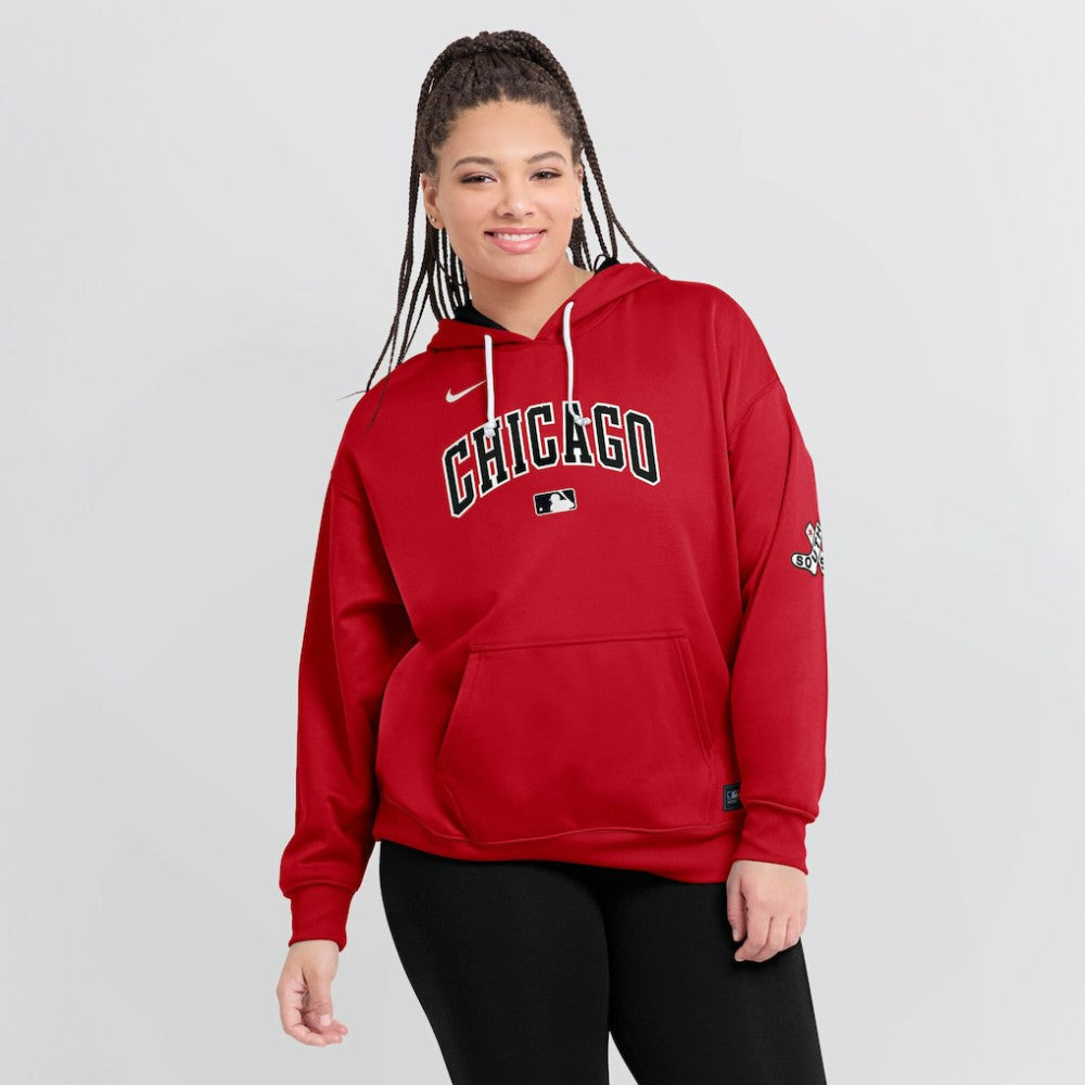 Chicago White Sox Women's 2025 City Connect Authentic Collection Therma-FIT Hoodie Red | Nike