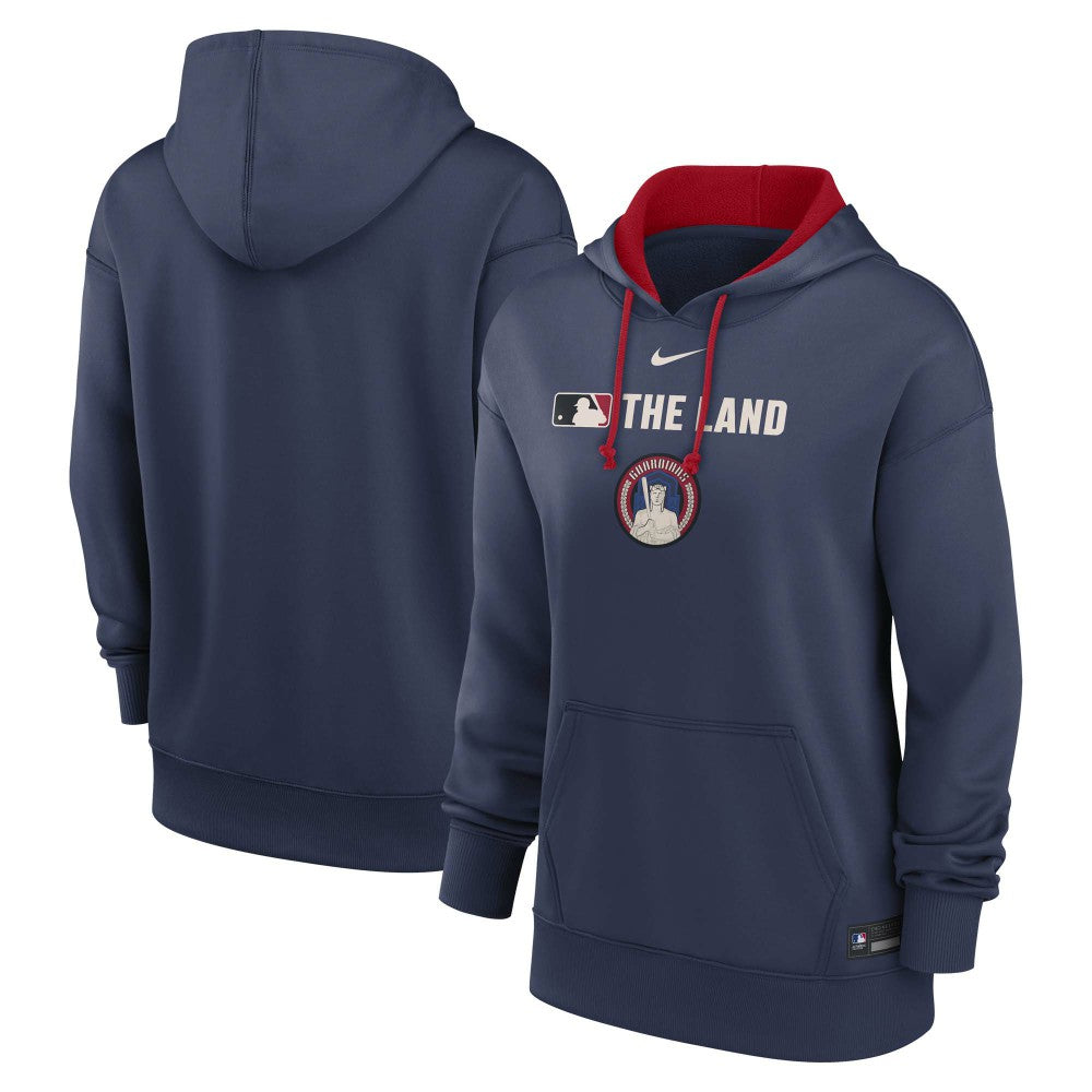 Cleveland Guardians Women's City Connect Authentic Collection Therma-FIT Hoodie Navy | Nike