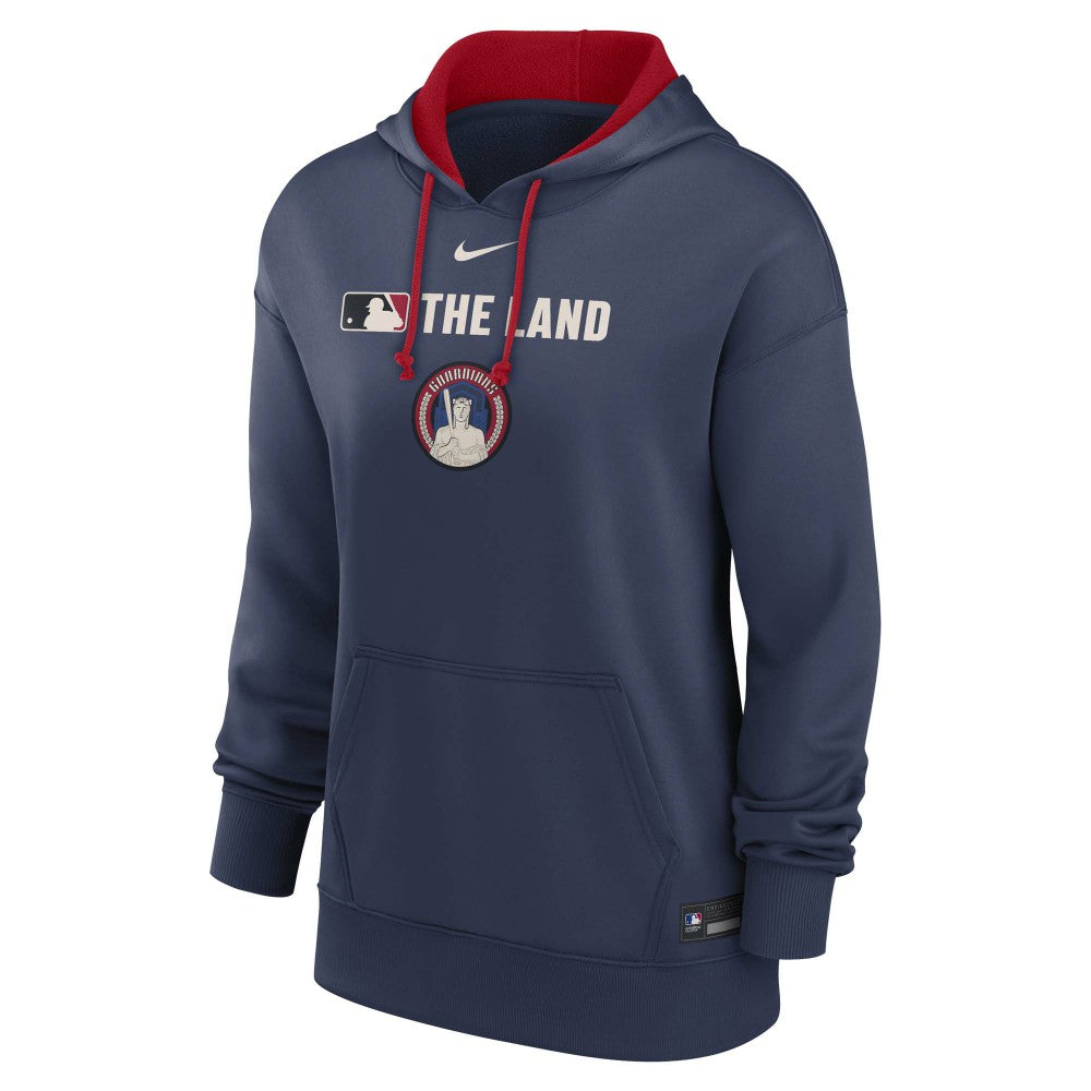 Cleveland Guardians Women's City Connect Authentic Collection Therma-FIT Hoodie Navy | Nike