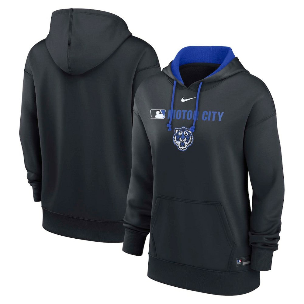 Detroit Tigers Women's City Connect Authentic Collection Therma-FIT Hoodie Navy | Nike