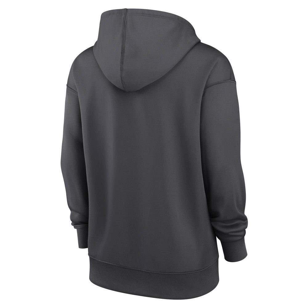 New York Mets Women's City Connect Authentic Collection Therma-FIT Hoodie Anthracite | Nike