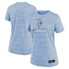 Kansas City Royals Women's Authentic Collection City Connect Velocity Dri-FIT T-Shirt Light Blue | Nike