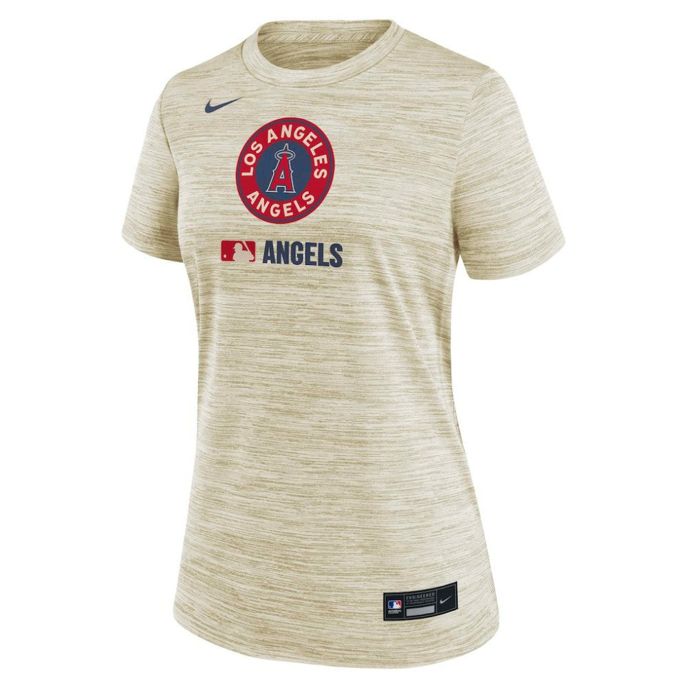 Los Angeles Angels Women's Authentic Collection City Connect Velocity Dri-FIT T-Shirt Natural | Nike