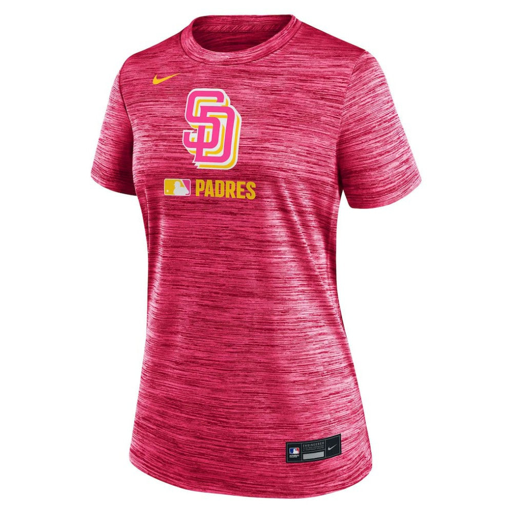San Diego Padres Women's Authentic Collection City Connect Velocity Dri-FIT T-Shirt Pink | Nike
