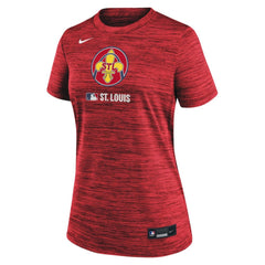 St. Louis Cardinals Women's Authentic Collection City Connect Velocity Dri-FIT T-Shirt Red | Nike