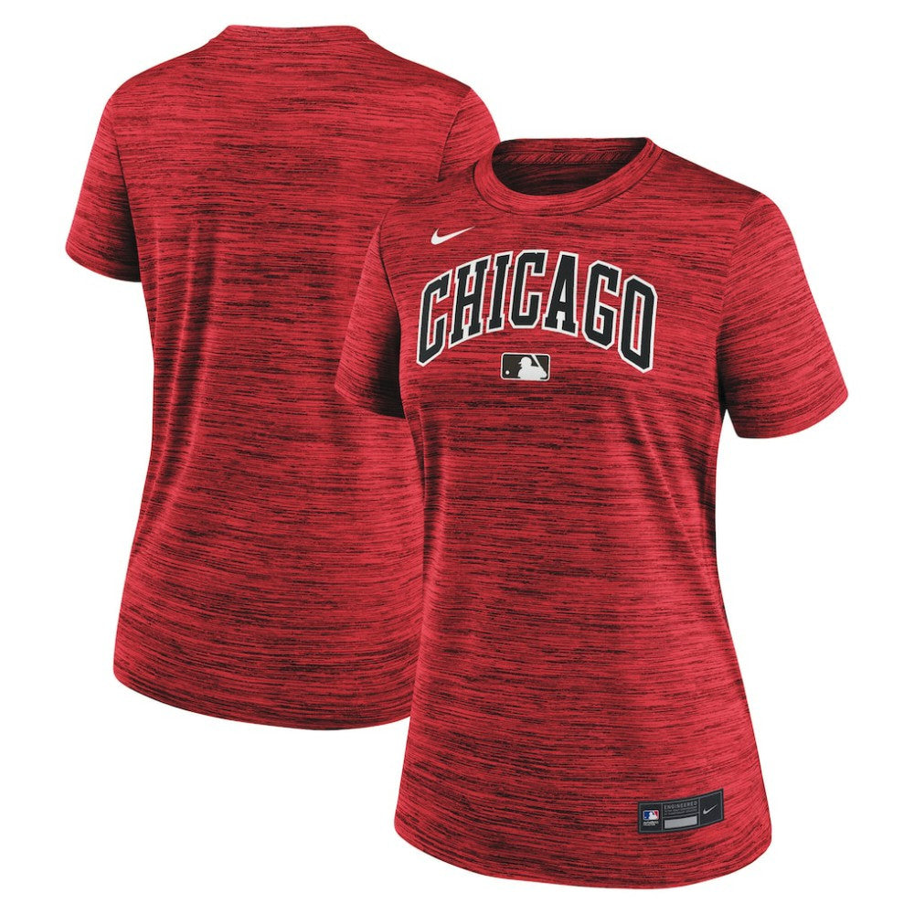 Chicago White Sox Women's 2025 City Connect Authentic Collection Velocity Dri-FIT T-Shirt Red | Nike