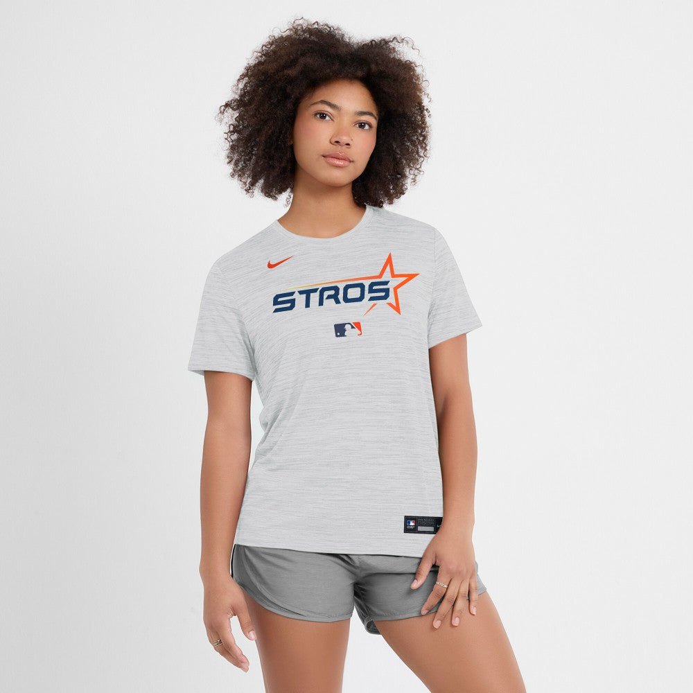 Houston Astros Women's 2025 City Connect Authentic Collection Velocity Dri-FIT T-Shirt White | Nike