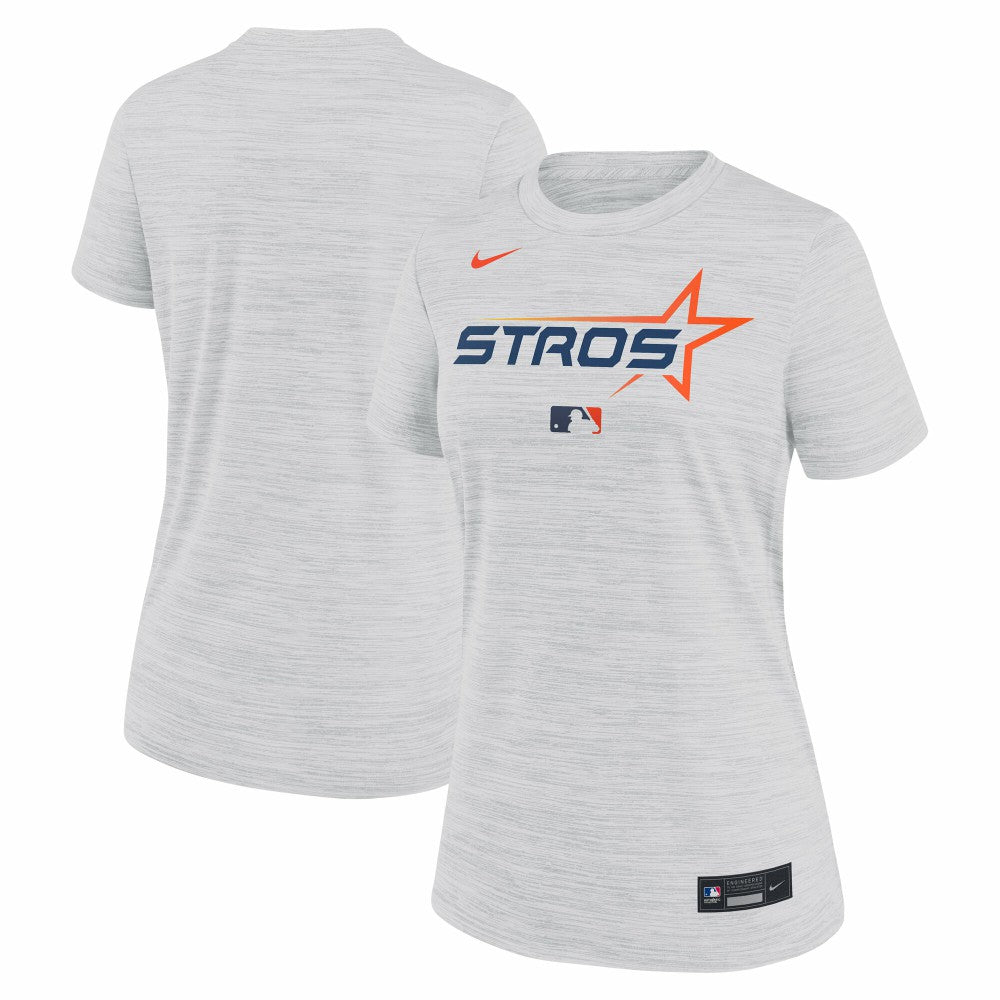 Houston Astros Women's 2025 City Connect Authentic Collection Velocity Dri-FIT T-Shirt White | Nike