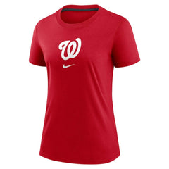Washington Nationals Women's Authentic Collection Early Work Tri-Blend T-Shirt Red | Nike