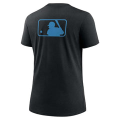 Miami Marlins Women's Authentic Collection Early Work Tri-Blend T-Shirt Black | Nike