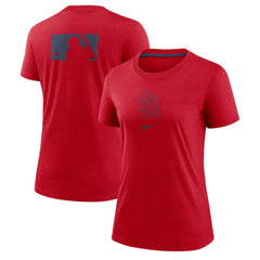 St. Louis Cardinals Women's Authentic Collection Early Work Tri-Blend T-Shirt Red | Nike