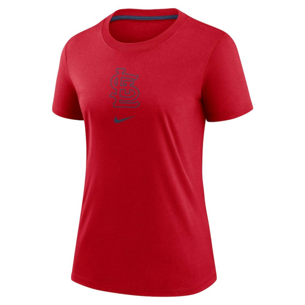 St. Louis Cardinals Women's Authentic Collection Early Work Tri-Blend T-Shirt Red | Nike