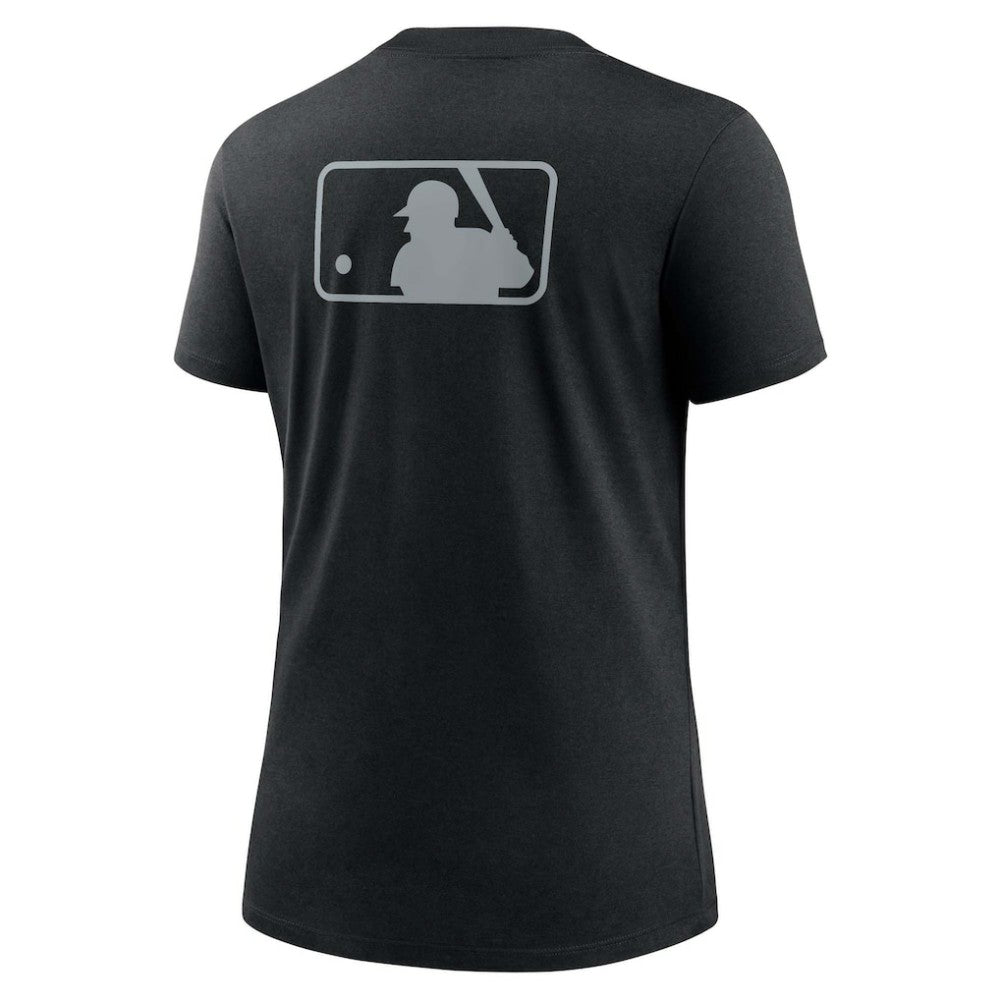 Chicago White Sox Women's Authentic Collection Early Work Tri-Blend T-Shirt Black | Nike
