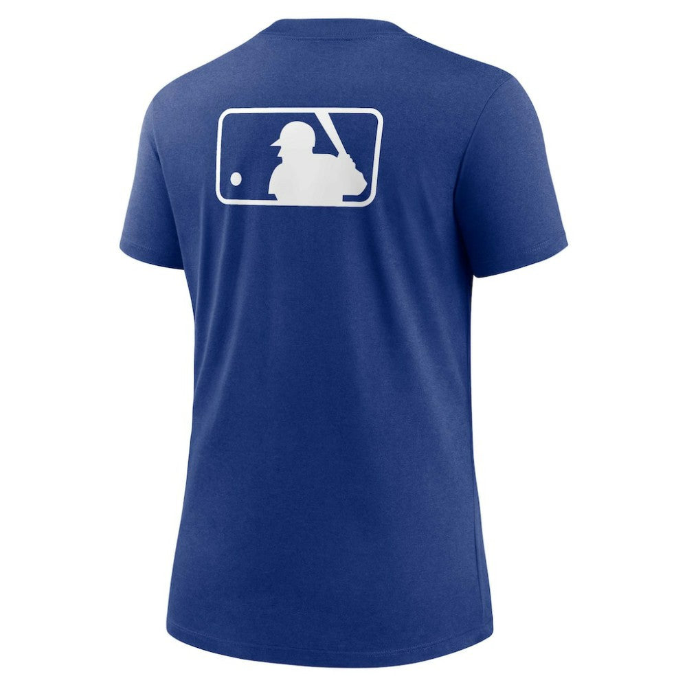 Chicago Cubs Women's Authentic Collection Early Work Tri-Blend T-Shirt Royal | Nike