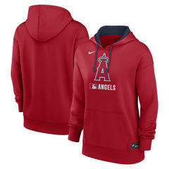 Los Angeles Angels Women's Authentic Collection Therma-FIT Hoodie Red | Nike