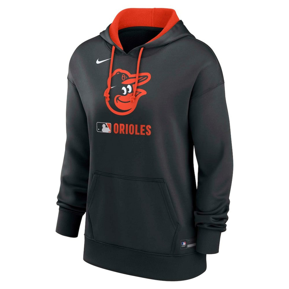 Baltimore Orioles Women's Authentic Collection Therma-FIT Hoodie Black | Nike