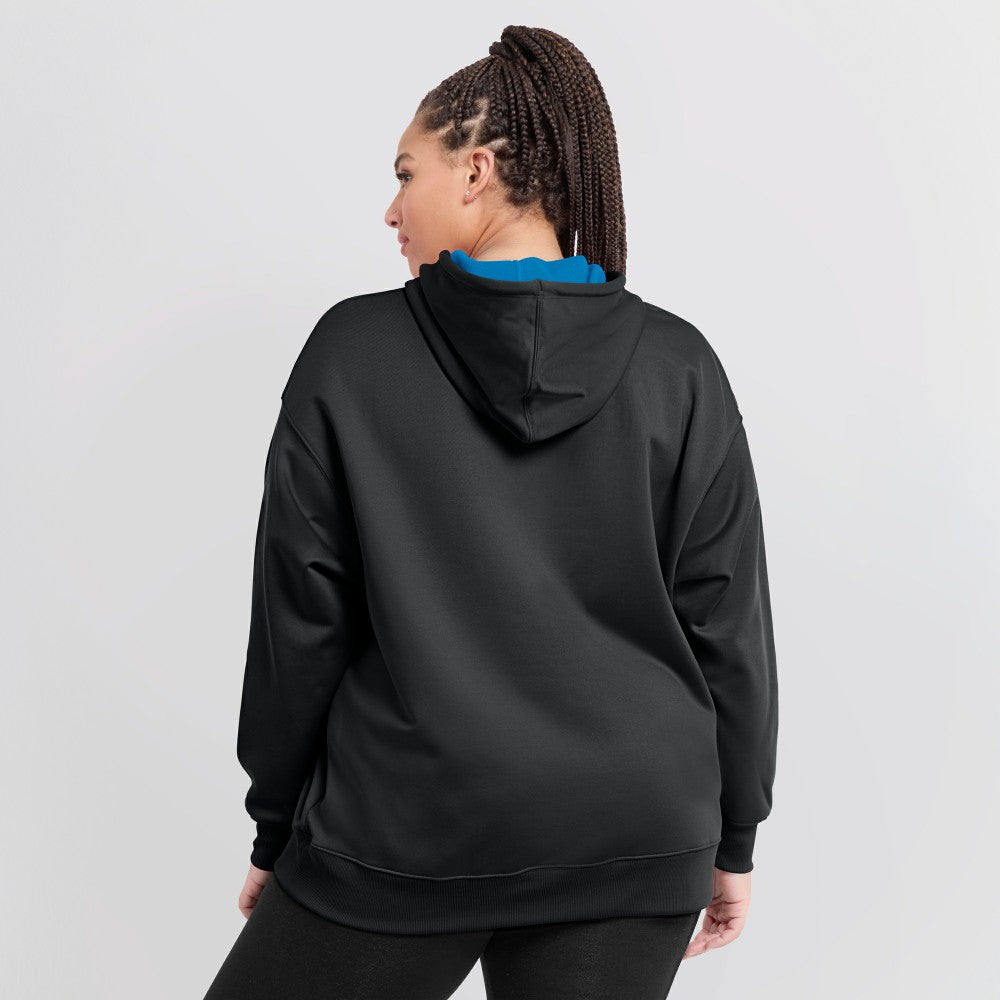 Miami Marlins Women's Authentic Collection Therma-FIT Hoodie Black | Nike