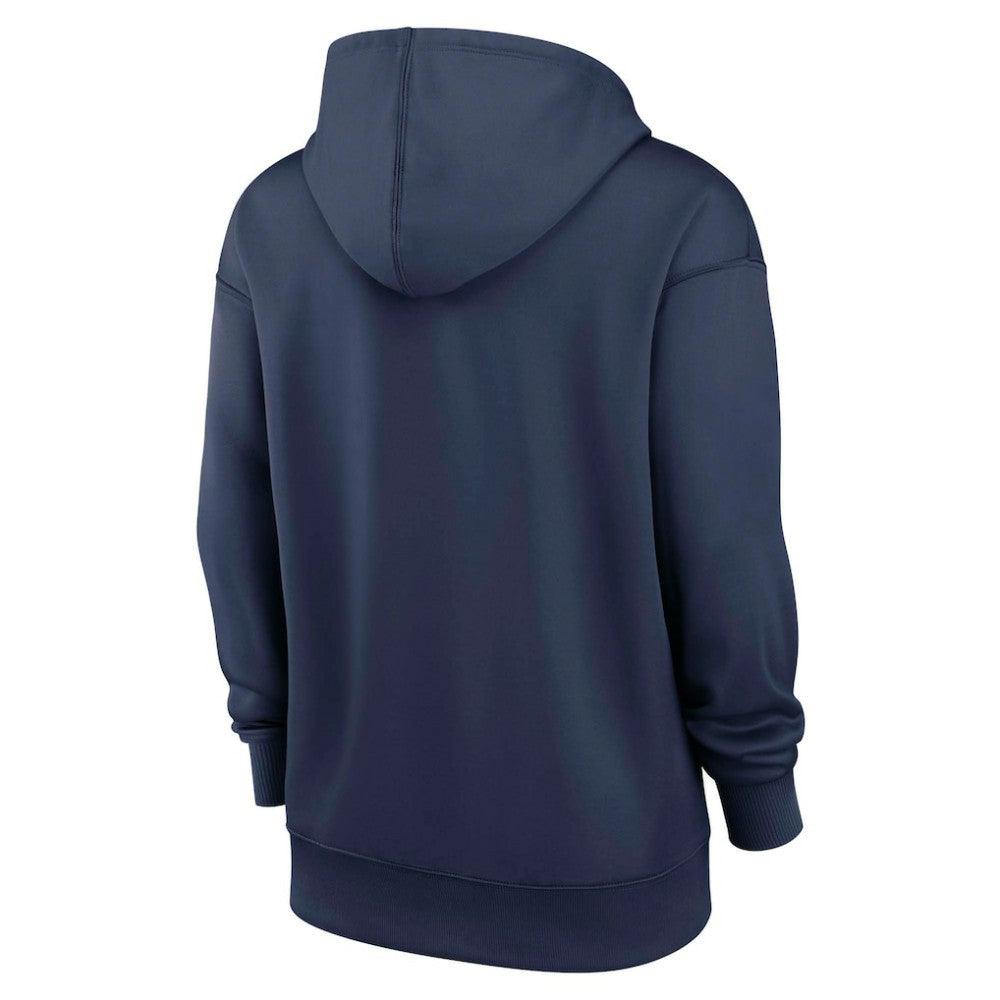Milwaukee Brewers Women's Authentic Collection Therma-FIT Hoodie Navy | Nike