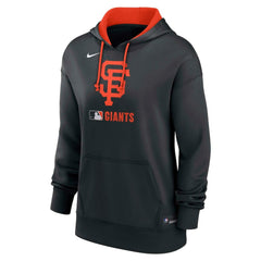 San Francisco Giants Women's Authentic Collection Therma-FIT Hoodie Black | Nike