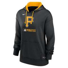 Pittsburgh Pirates Women's Authentic Collection Therma-FIT Hoodie Black | Nike