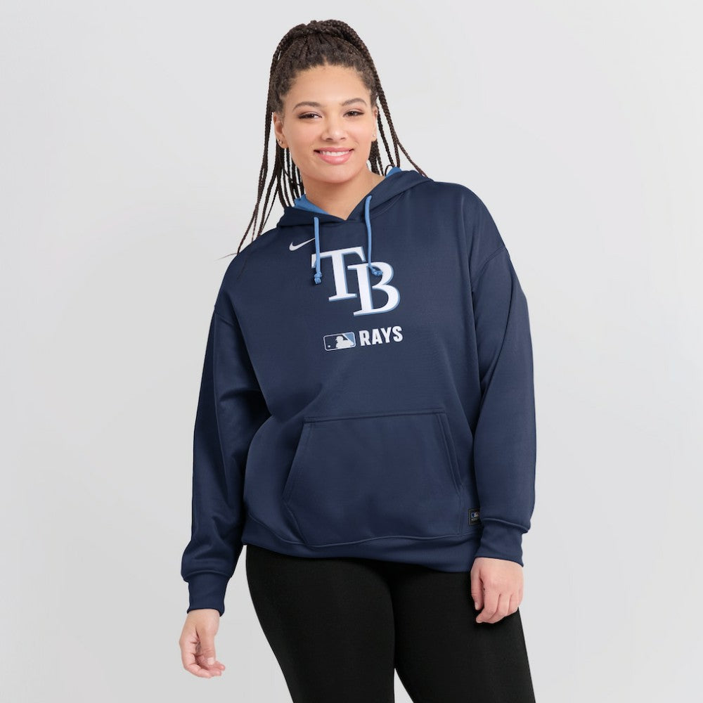 Tampa Bay Rays Women's Authentic Collection Therma-FIT Hoodie Navy | Nike