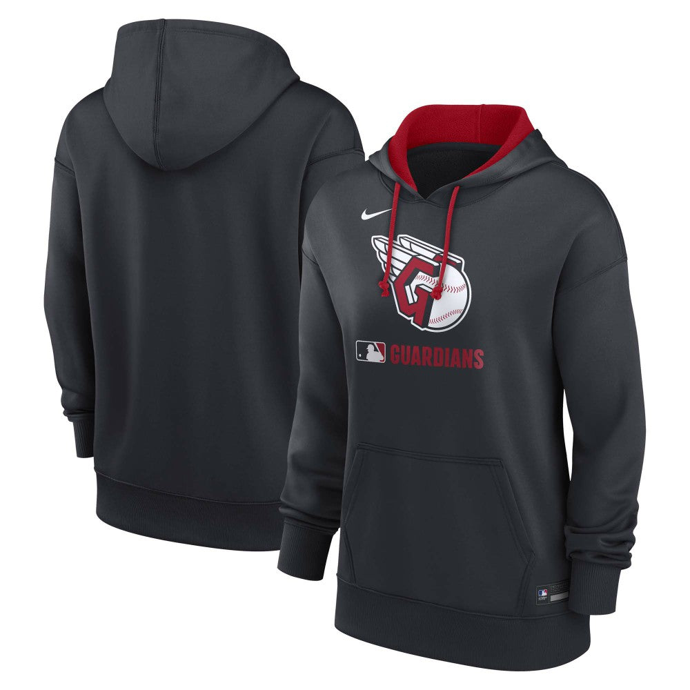 Cleveland Guardians Women's Authentic Collection Therma-FIT Hoodie Navy | Nike