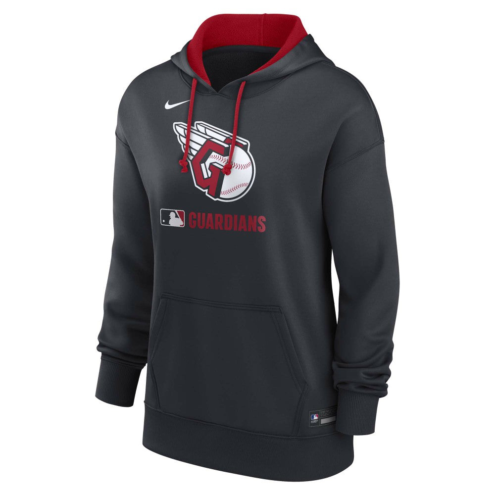 Cleveland Guardians Women's Authentic Collection Therma-FIT Hoodie Navy | Nike