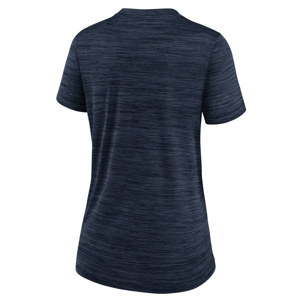 Cleveland Guardians Women's Authentic Collection Velocity Dri-FIT T-Shirt Navy | Nike