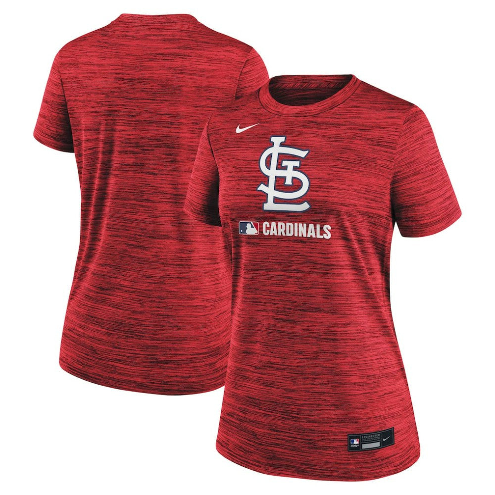 St. Louis Cardinals Women's Authentic Collection Velocity Dri-FIT T-Shirt Red | Nike