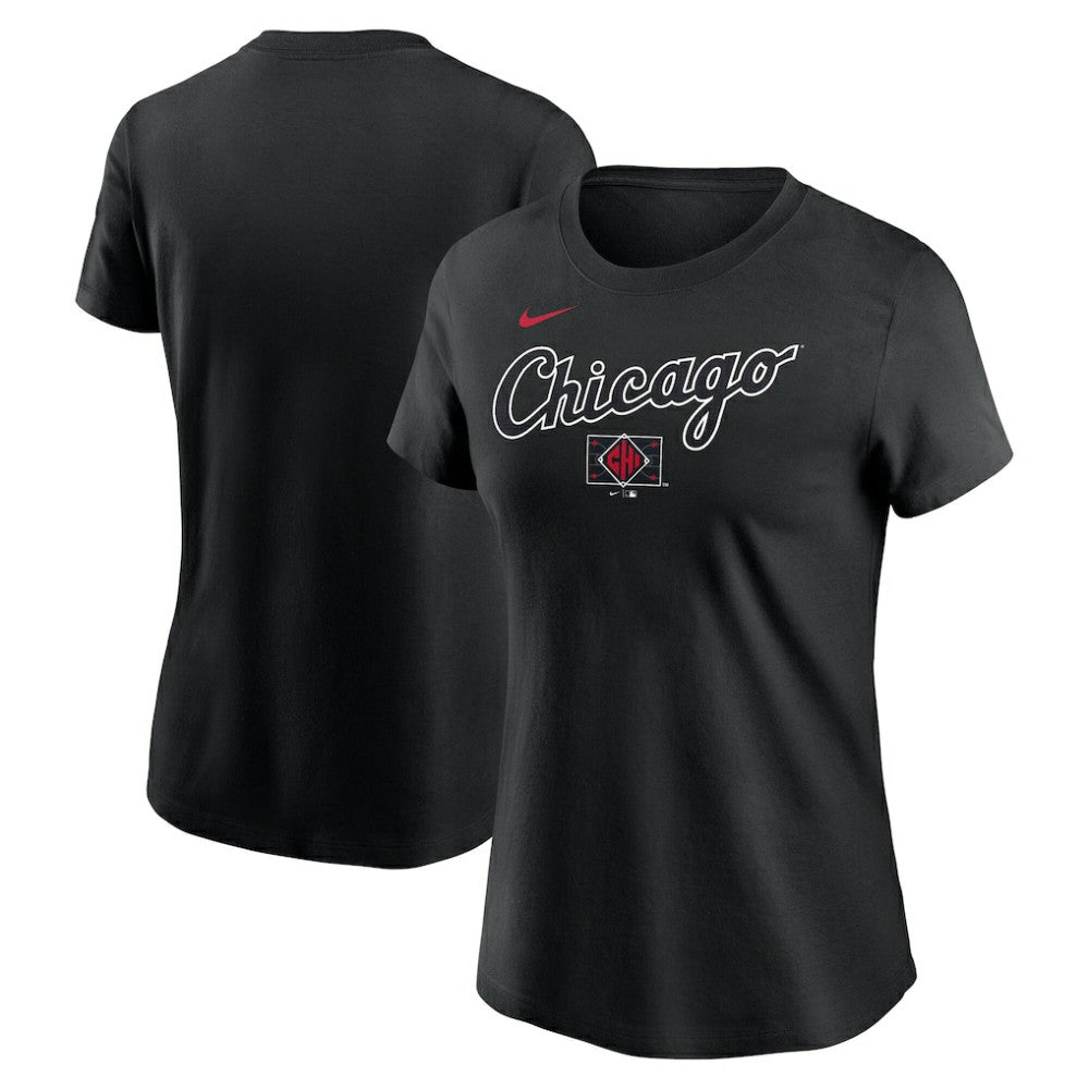 Chicago White Sox Women's 2025 City Connect Wordmark T-Shirt Black | Nike