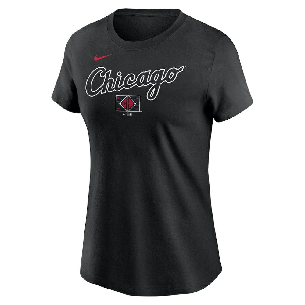 Chicago White Sox Women's 2025 City Connect Wordmark T-Shirt Black | Nike