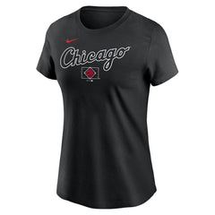 Chicago White Sox Women's 2025 City Connect Wordmark T-Shirt Black | Nike