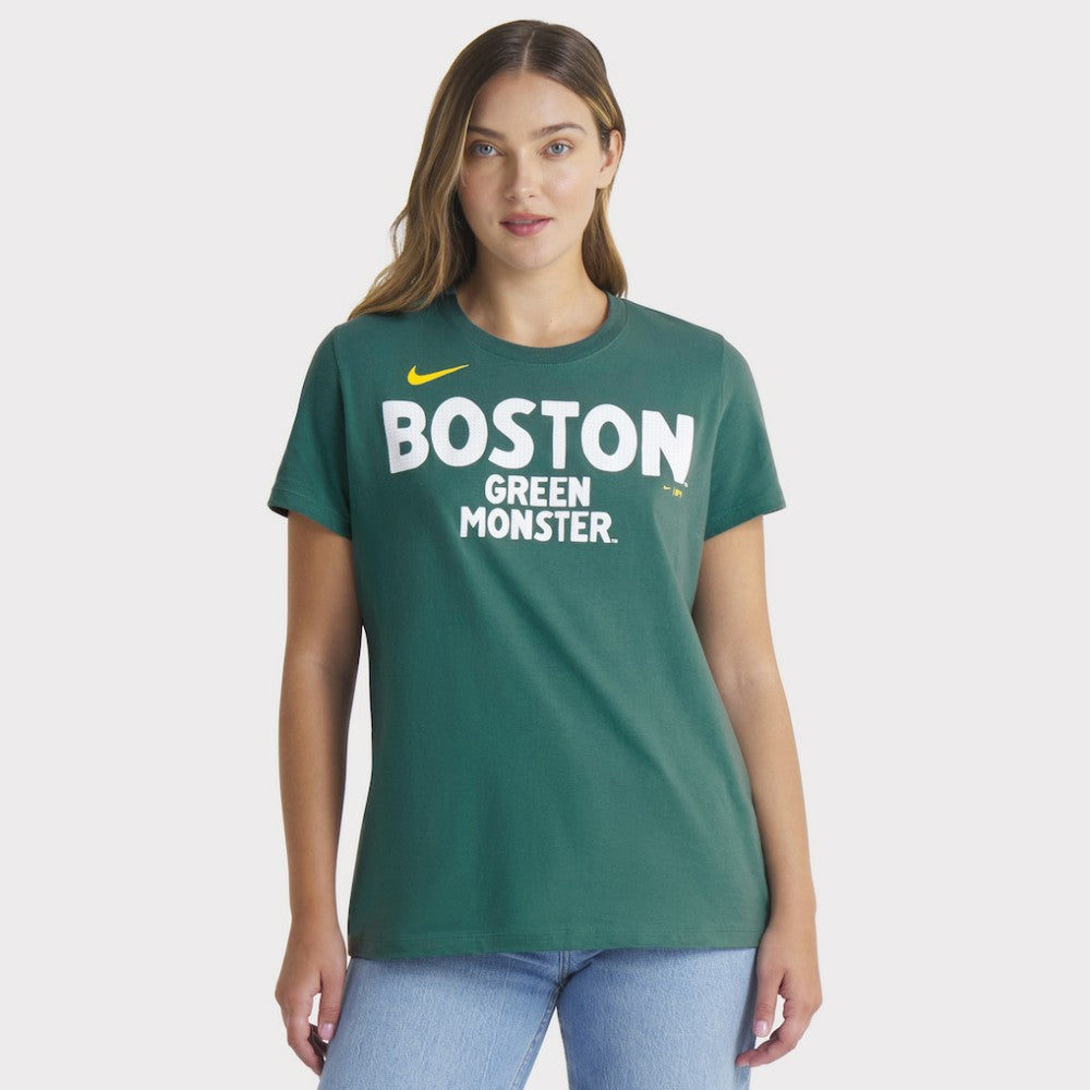 Boston Red Sox Women's 2025 City Connect Wordmark T-Shirt Green | Nike