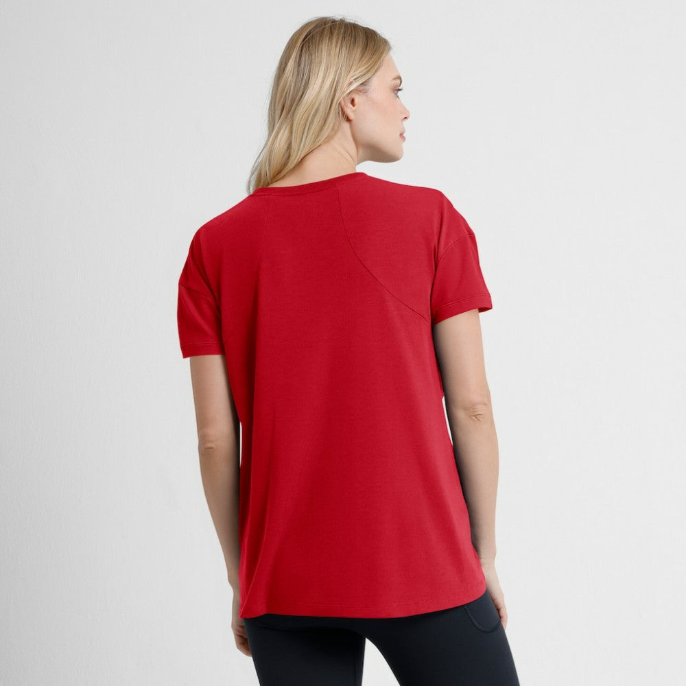 Chicago White Sox Women's 2025 City Connect Flowy Fashion Tri-Blend Dri-FIT T-Shirt Red | Nike