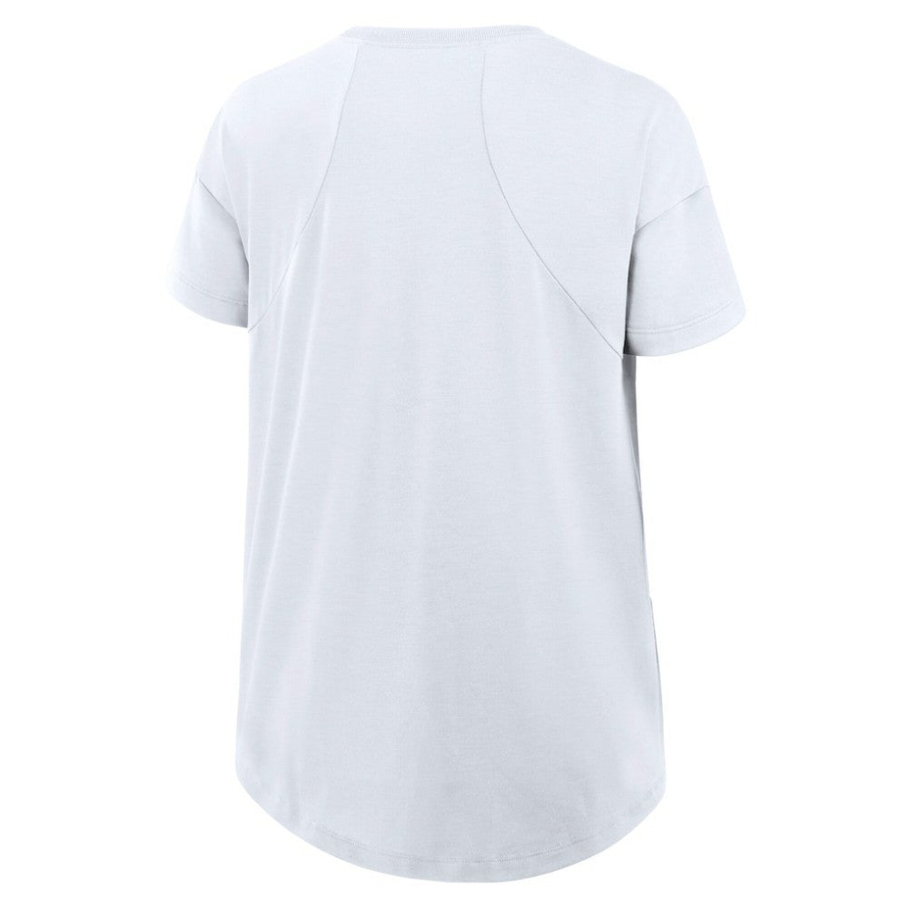 Colorado Rockies Women's 2025 City Connect Flowy Fashion Tri-Blend Dri-FIT T-Shirt White | Nike