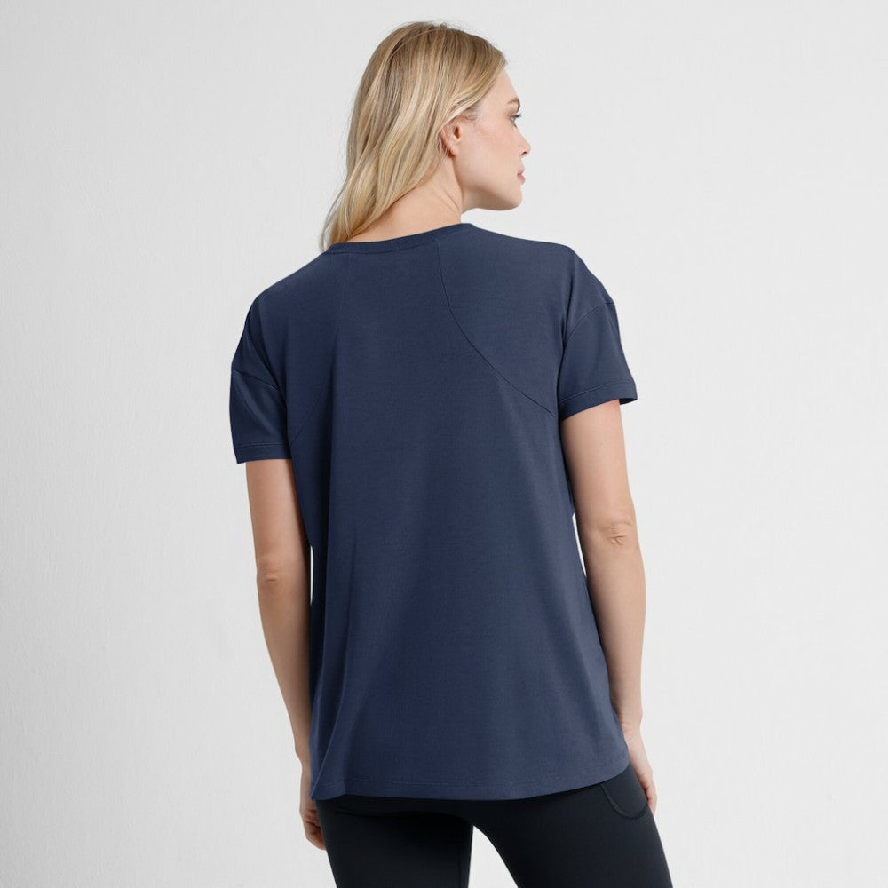 Houston Astros Women's 2025 City Connect Flowy Fashion Tri-Blend Dri-FIT T-Shirt Navy | Nike