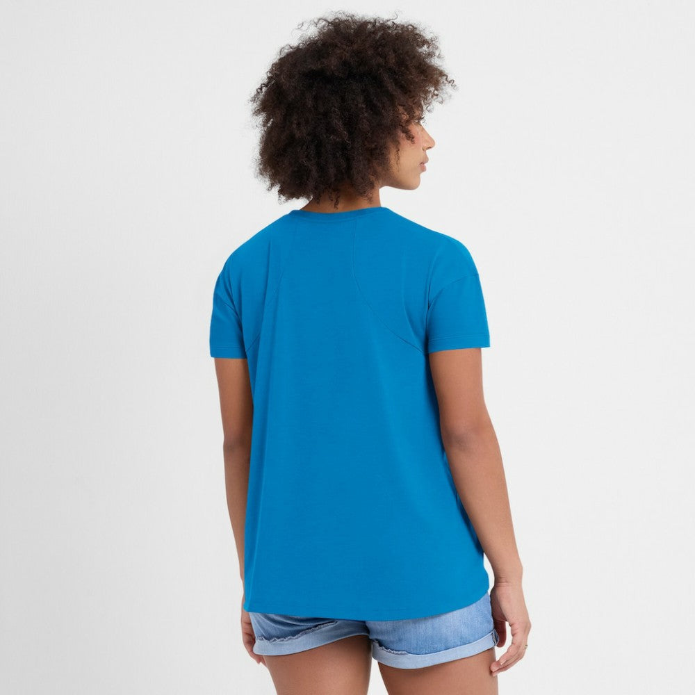 Philadelphia Phillies Women's 2025 City Connect Flowy Fashion Tri-Blend Dri-FIT T-Shirt Blue | Nike