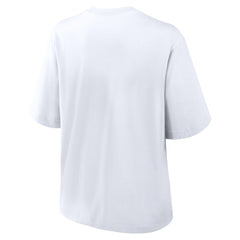 Colorado Rockies Women's 2025 City Connect Logo Boxy T-Shirt White | Nike