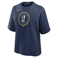Philadelphia Phillies Women's City Connect Logo Boxy T-Shirt Navy | Nike