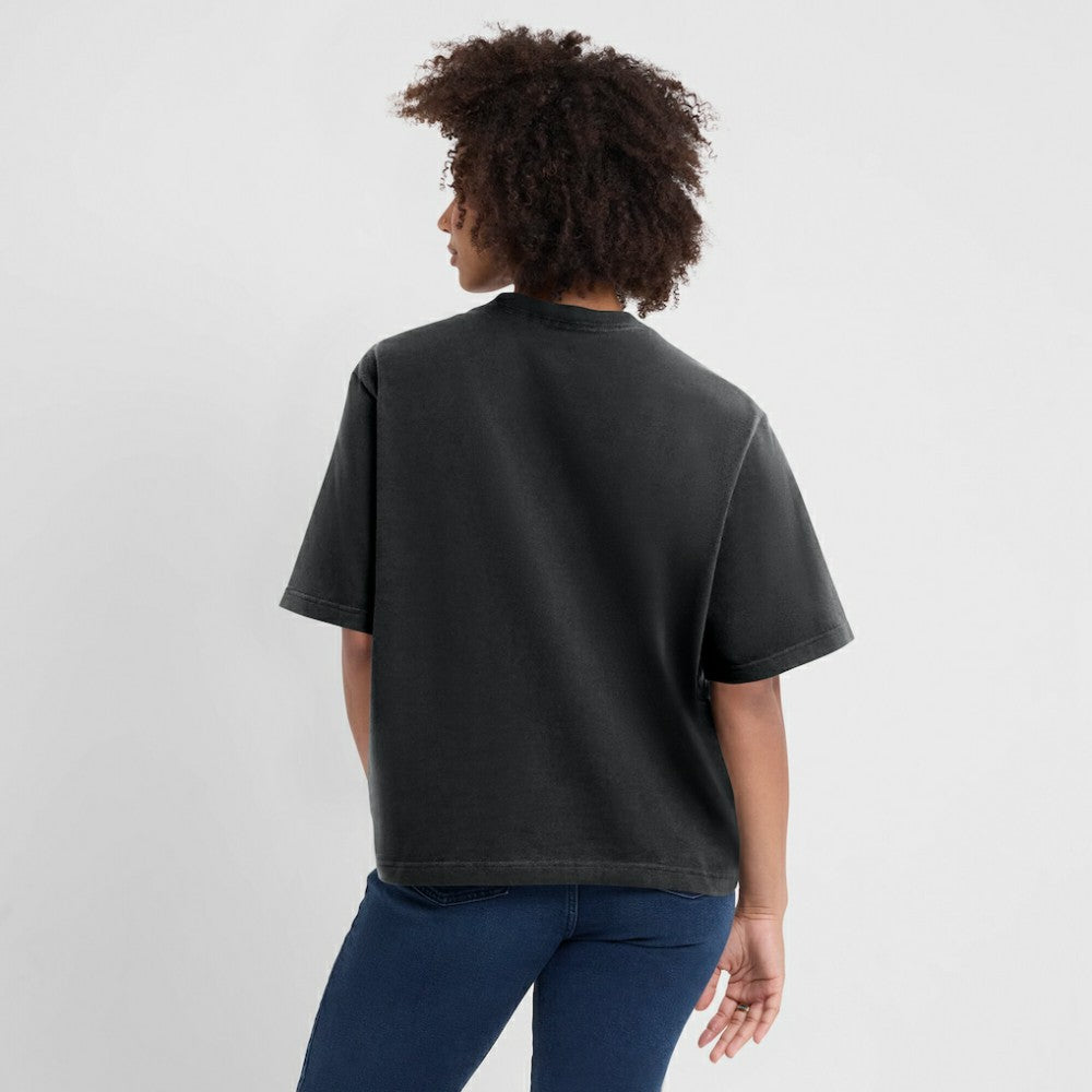 San Francisco Giants Women's 2025 City Connect Logo Boxy T-Shirt Black | Nike